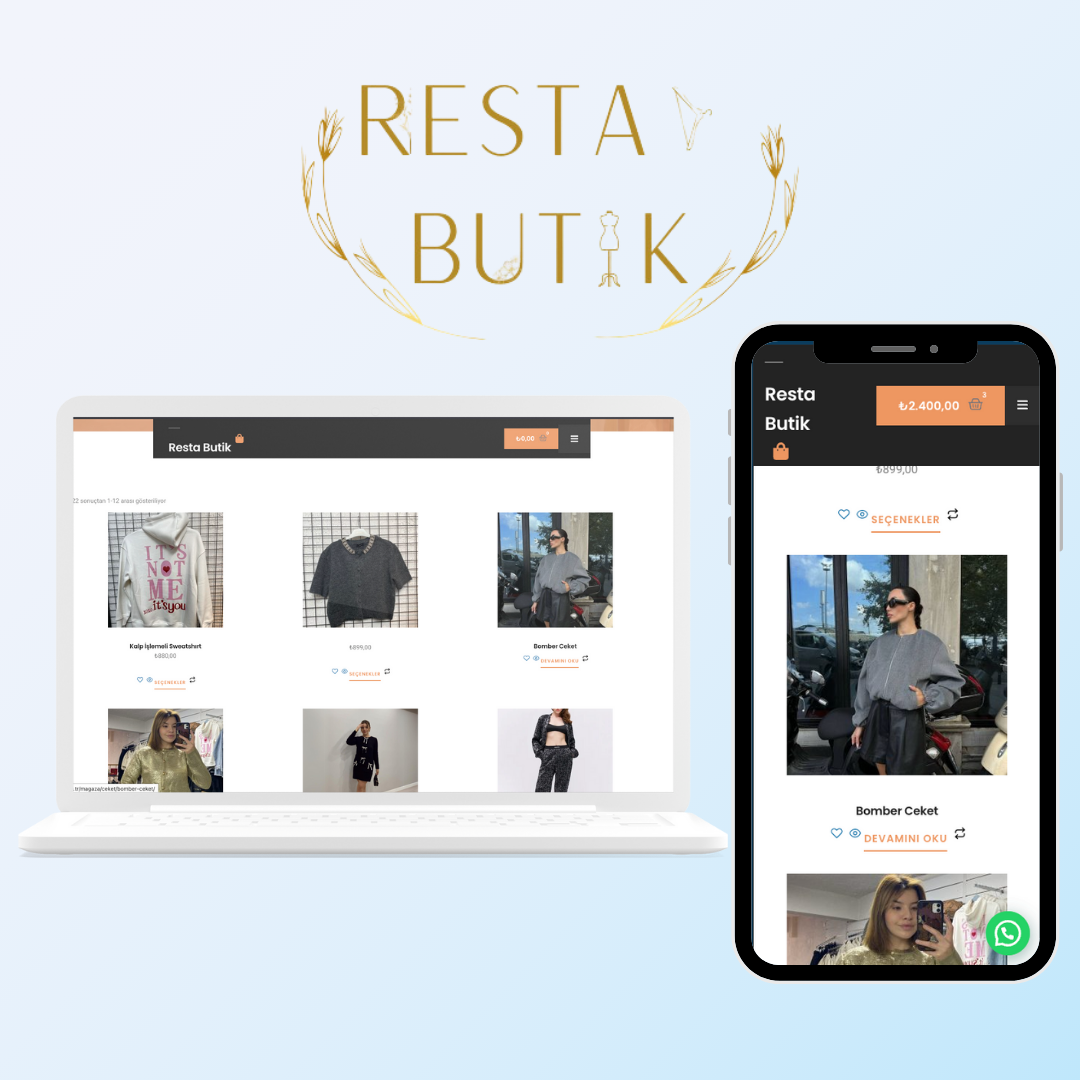 Resta Butik Website
